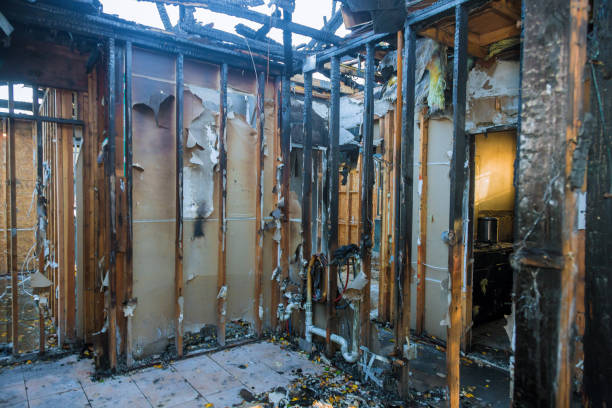 Professional Fire Damage Restoration technician working in Austin, TX